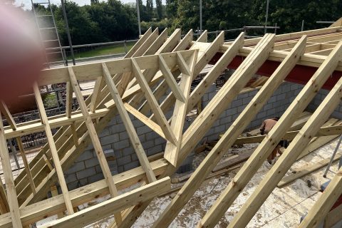 Vaulted Hand Cut Roof Construction in Ingatestone, Essex | Smart Carpentry